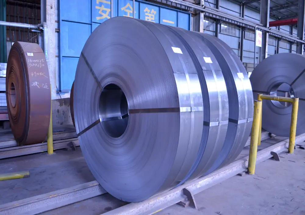 Steel strip fractures